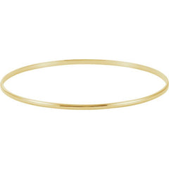 Half Round Bangle Bracelet