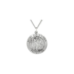 St. Christopher Medal Necklace Or Pendant