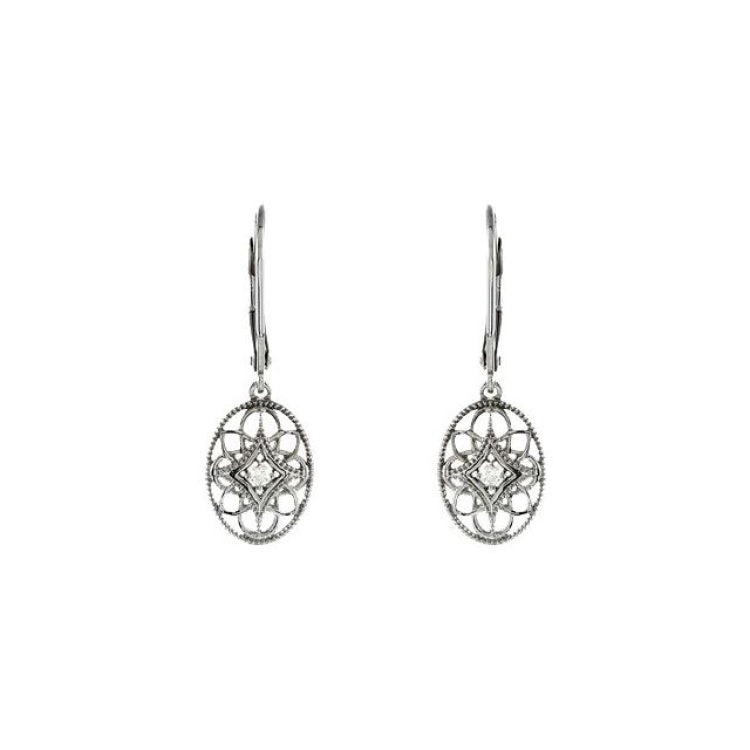 Granulated Filigree Earrings