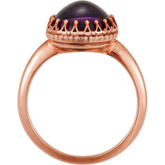 Crown Cabochon Ring