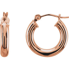 Tube Hoop Earrings