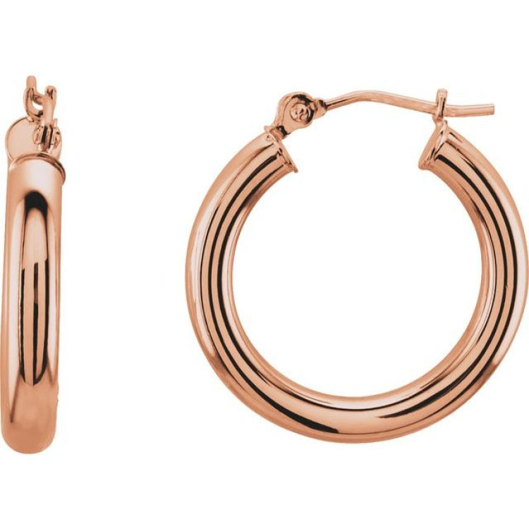 Tube Hoop Earrings