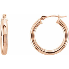 Tube Hoop Earrings