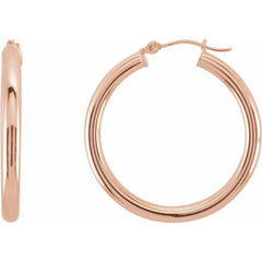 Tube Hoop Earrings