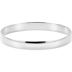 Half Round Bangle Bracelet