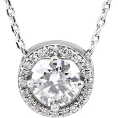 Halo-Style Necklace Or Pendant