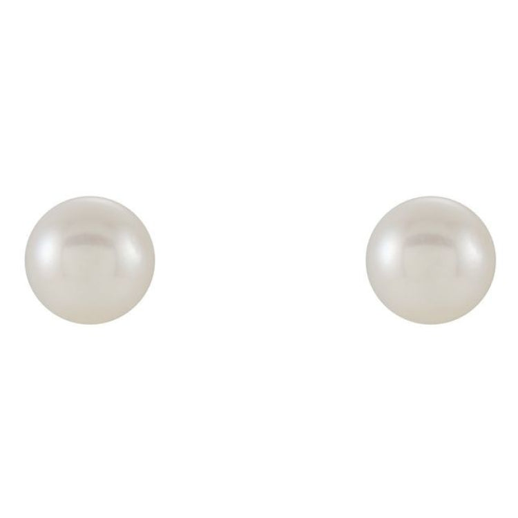 Pearl Stud Earrings