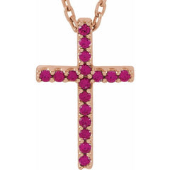 Petite Cross Necklace Or Pendant