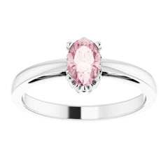 Scroll Setting® Solitaire Ring