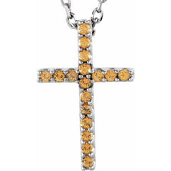 Petite Cross Necklace Or Pendant