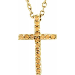 Petite Cross Necklace Or Pendant