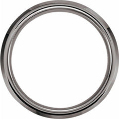 Tungsten Beveled Edge Band