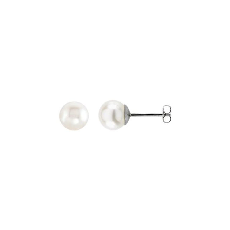 Pearl Stud Earrings