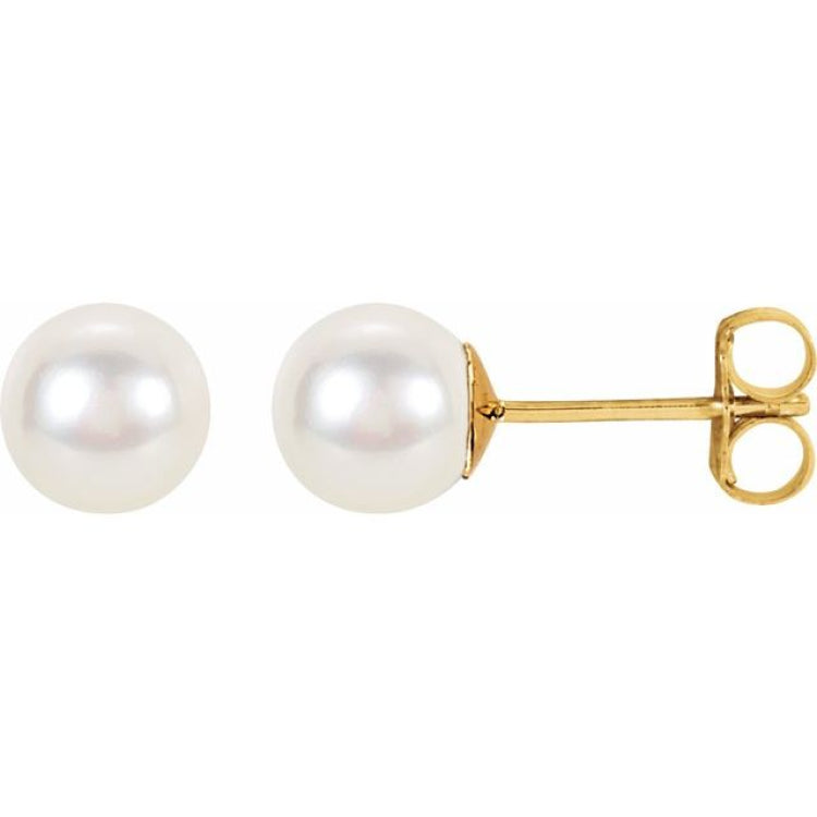 Pearl Stud Earrings