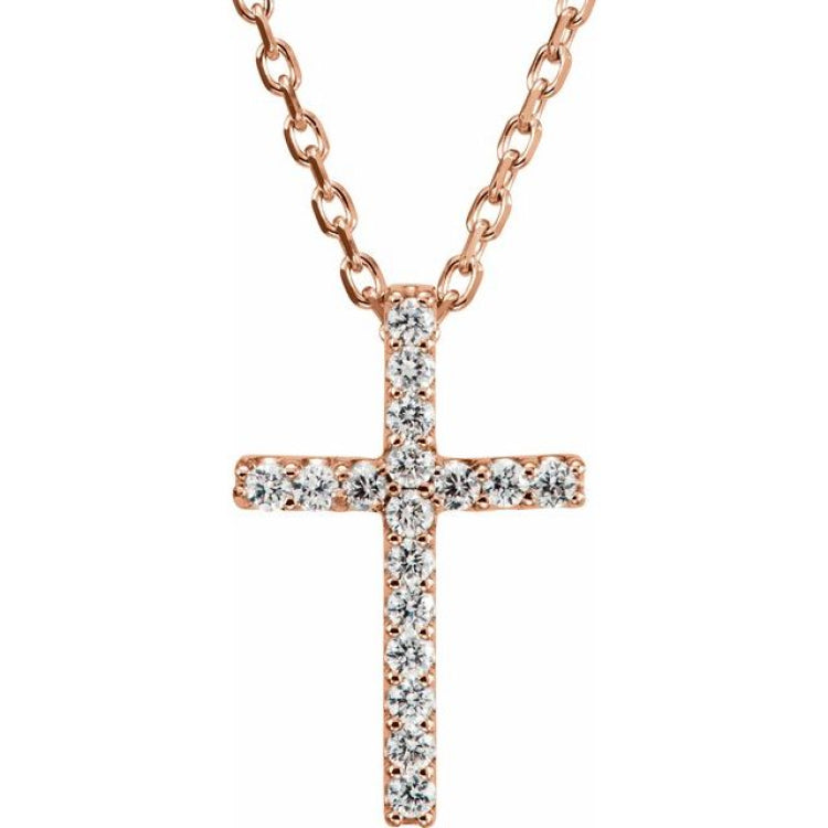 Petite Cross Necklace Or Pendant